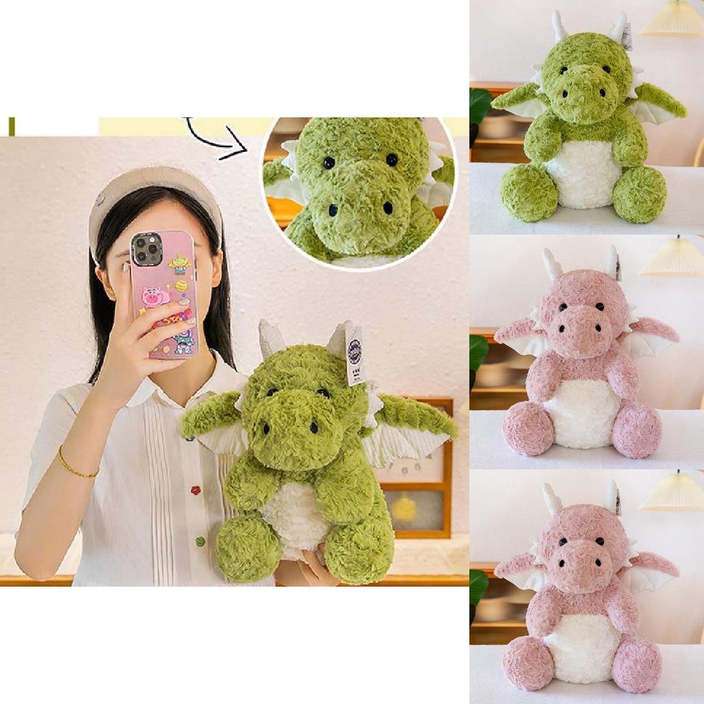 Soft And Cuddly Dragon Plush Toy In Sitting Pose 21cm 32cm 43cm 56cm