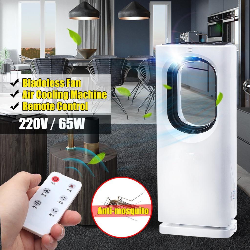 65W Bladeless Fan Electric Fan Desktop Blower 220V Insect-Trap Anti-mosquito Fan Remote Control Air Cooler Circulation Fans