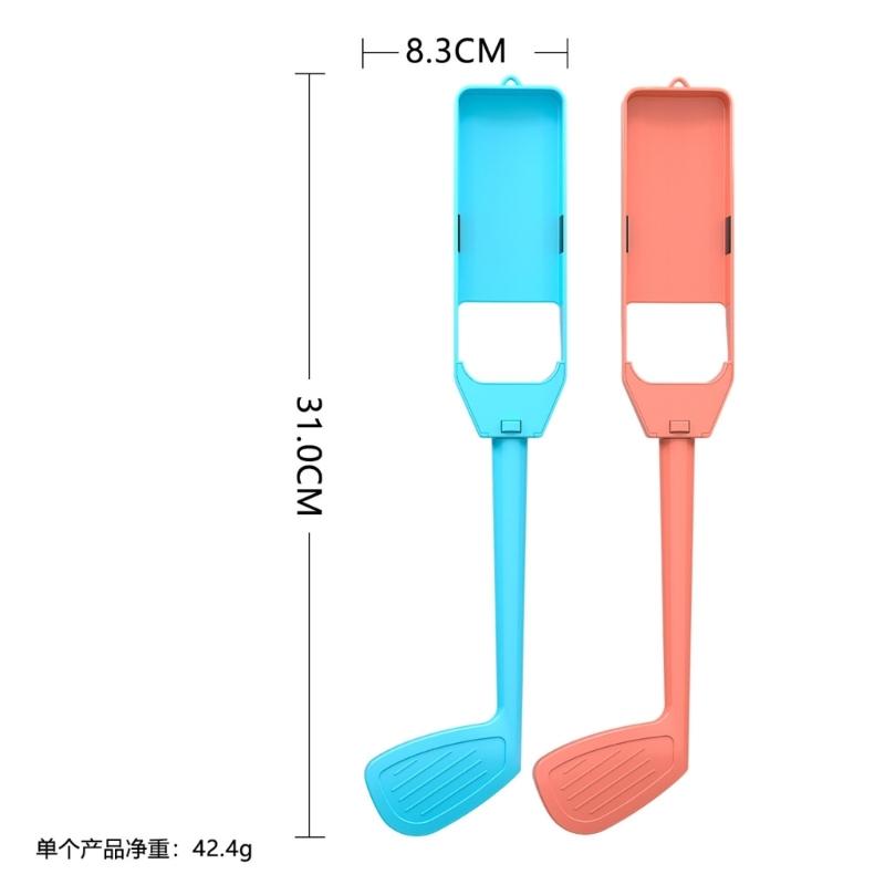 1 Pair Motion Sensing Golf Stick for NS2 Gaming Console Fatigue Resist Handle Enhances Sports Simulation Accuracy