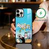 P-Popeye CARTOON Magnetic For Magsafe Wireless Charging Phone Case For iPhone17,16,15,14,13,12,11 Plus,Pro Max