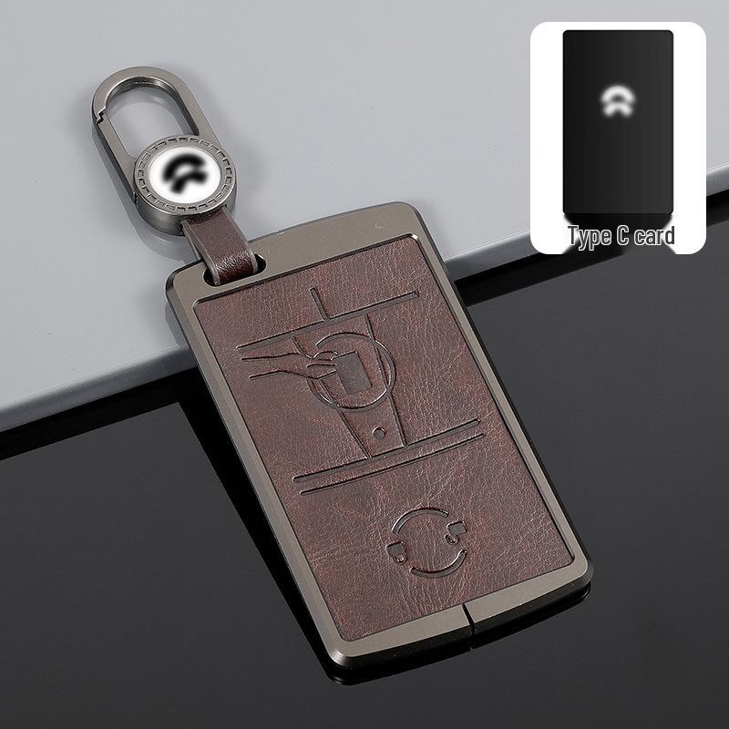NIO ES6/ET7/ES8/ES7/EC6 Car Key Case - 2022 Model, Protective Shell with Buckle