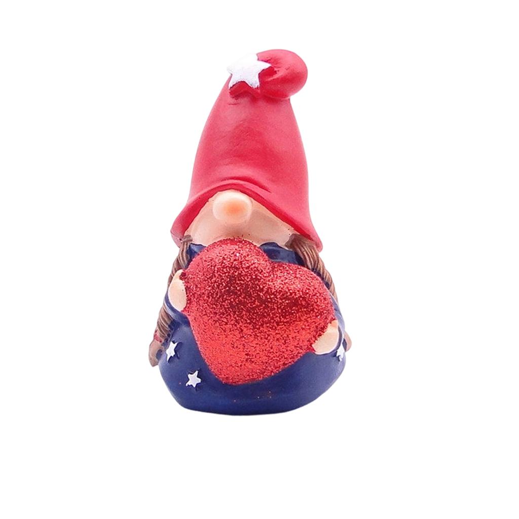 Unabhängigkeitstag Wichtel Onkel Sams Tomte Geschenk Sterne und Streifen Handgefertigtes Skandinavisches Tablett Ornament