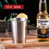 260-600ML 304 Stainless Steel Metal Cup Whisky Beer Cups White Wine Coffee Tumbler Travel Camping Mugs Drinking Coffee Tea Mug