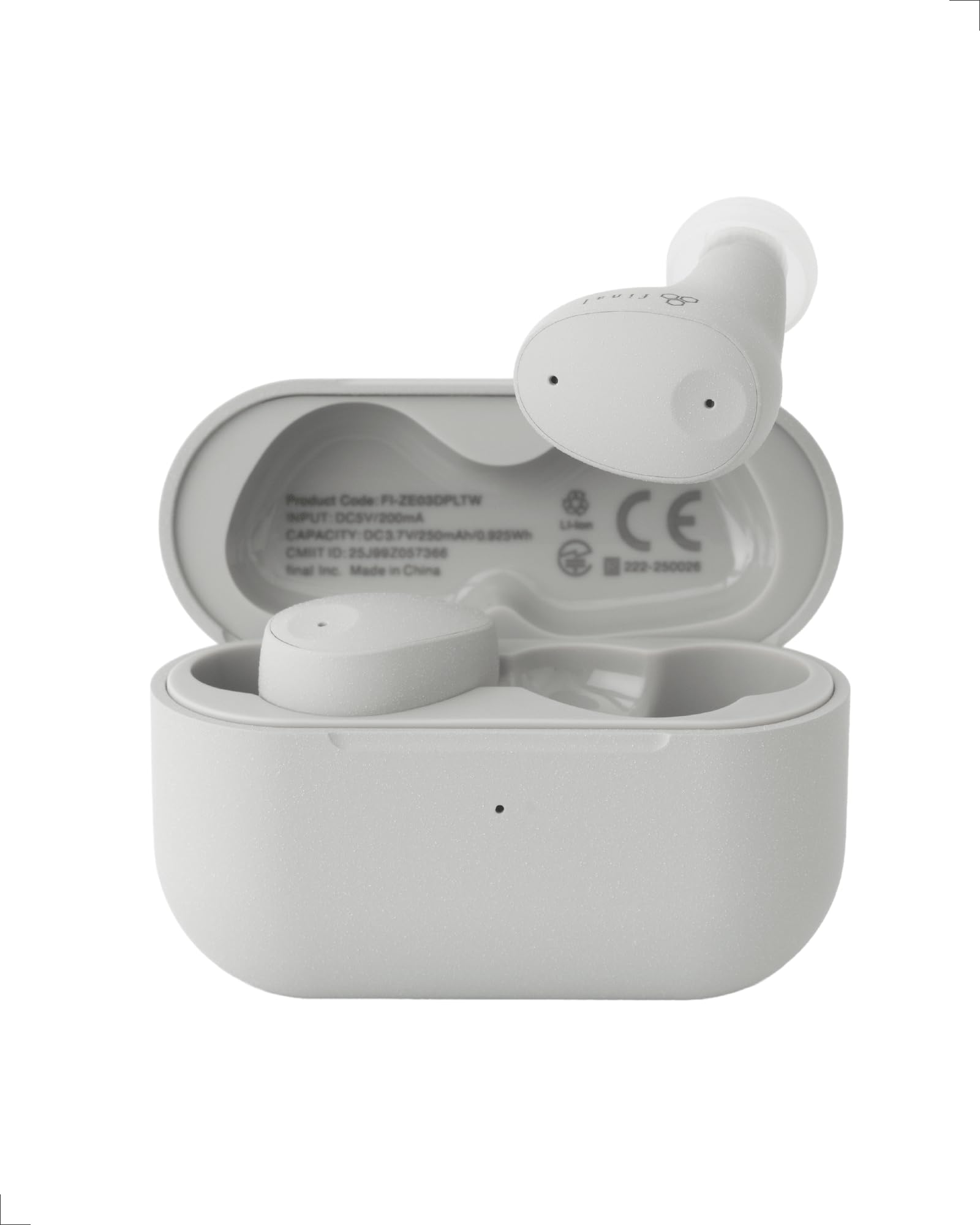 

final ZE300 Wireless Noise IPX4 Earbuds, Cancelling, Compact, Lightweight, (GREIGE)