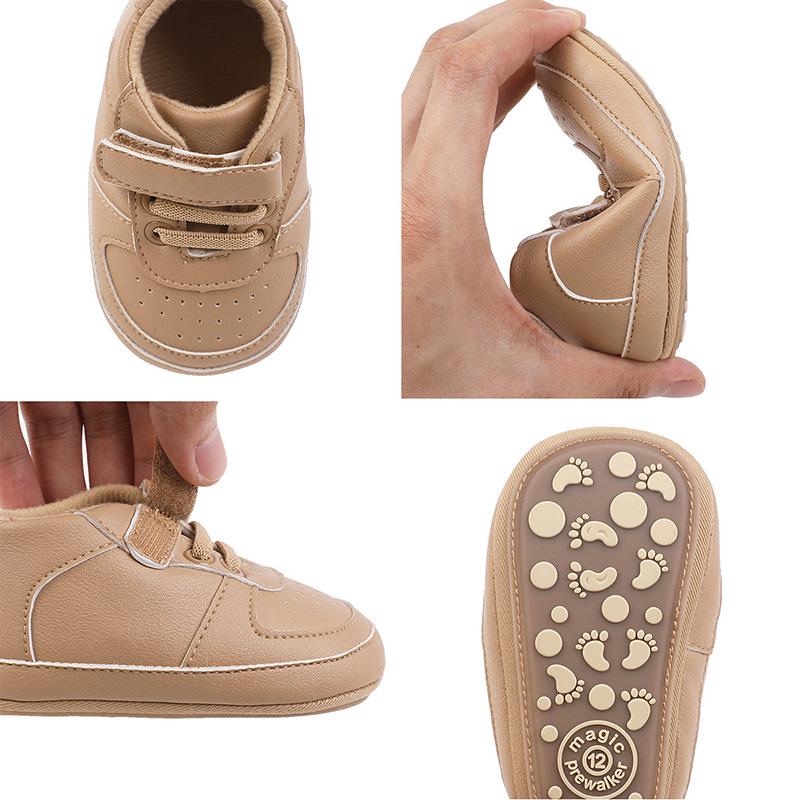 Gamilo Infant Shoes: 0-12 Months Baby Boy Walker Shoes with Indoor Rubber Soles for Spring and Autumn