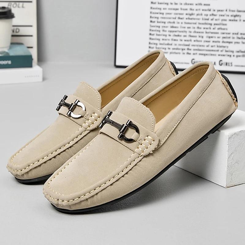 MAEDEF Men Loafers Breathable Soft Comfortable Non Slip Driving Shoes Casual Sports Shoes Lightweight Mens Walking Boat Shoes