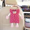 Cute Tissue Boxes Car Tissue Holder Auto Backseat Hanging Accessories Organizer Car Interior Decoration Plush Home Storage Bag