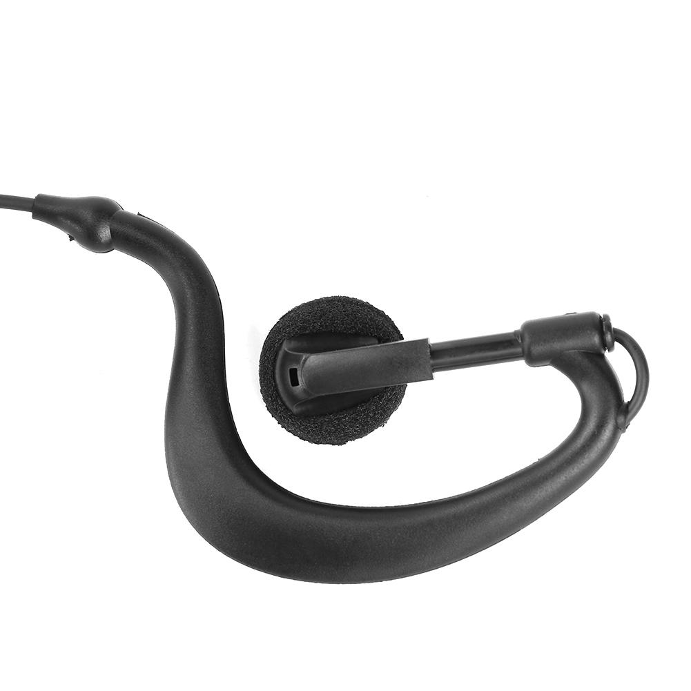 3.5mm Earphone Earpiece Headphone with PTT Mic Earphone Walkie Talkie Headset Privacy Accessories for Motorola ICOM YAESU Radio