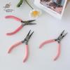 5-Inch Pink Needle-Nose Pliers for DIY Yarn Flower Crafting