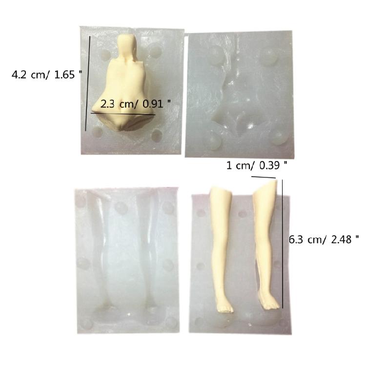 Bakeware Human Body Decorating Mould 3D Shaped Baking Fondant Cake DIY Molds