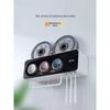 Aige Wall-Mounted Toothbrush Holder with 3 Cups