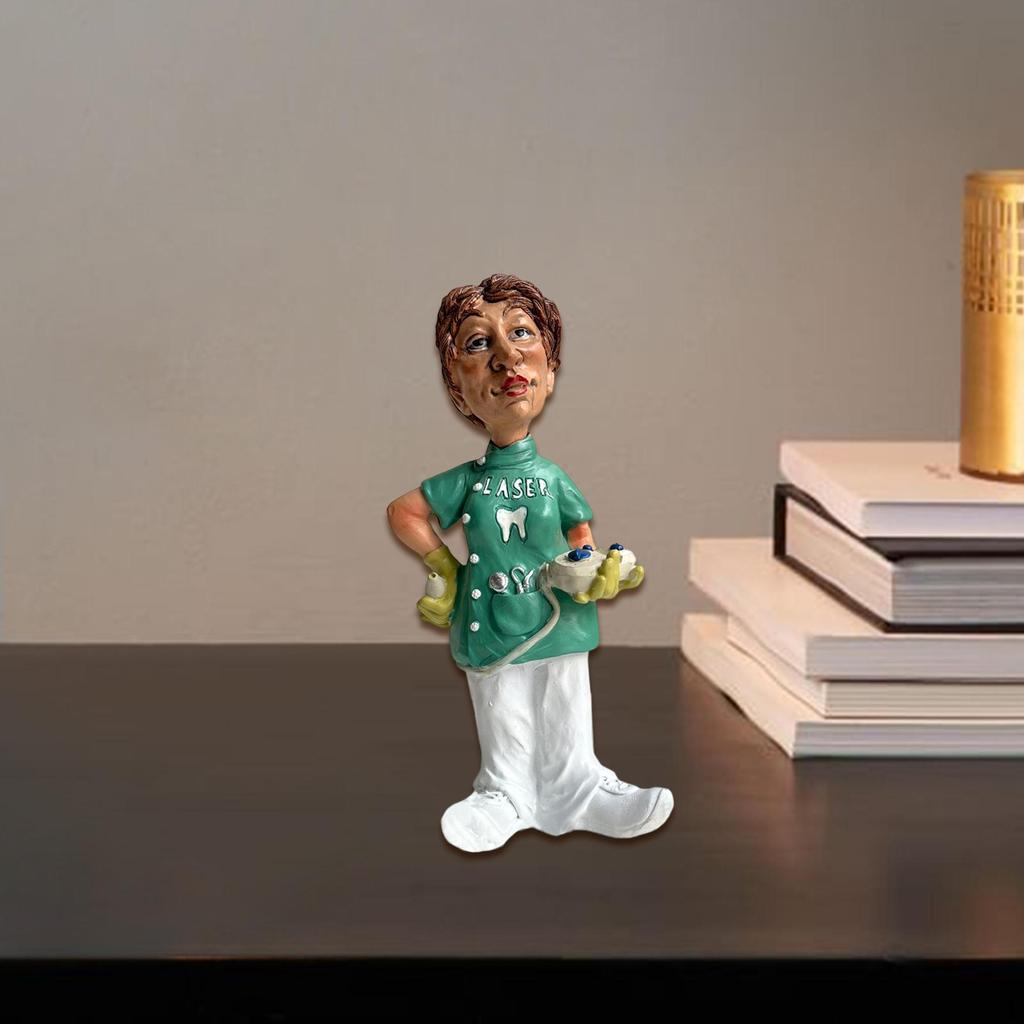 Lidská řemesla Ornament Pryskyřice Socha Dárek k narozeninám Moderní sběratelská figurka domácího dělníka