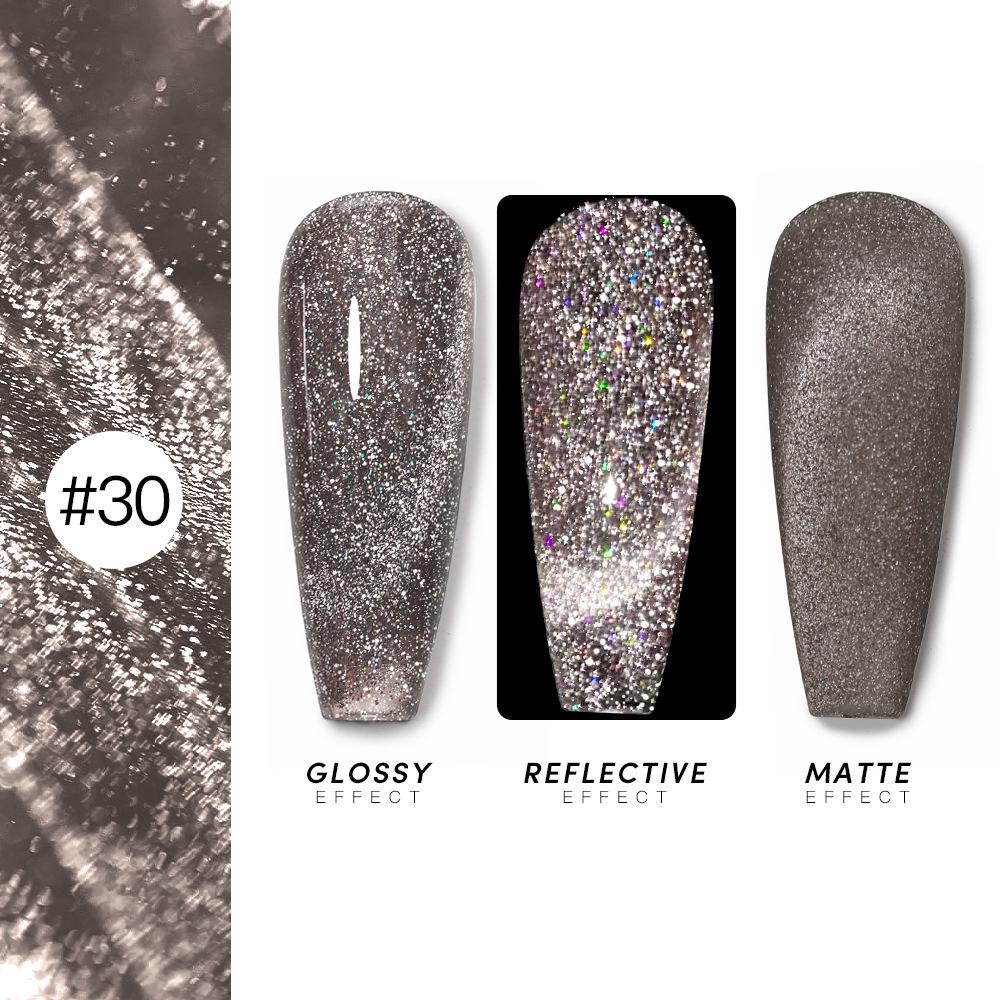 2024 Trendy 36-Color Cat Eye Nail Gel Set - Sparkly UV Gel for Salon Use