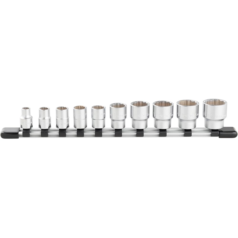 

TONE Socket Set 12-Point with Holder 9.5mm Drive 10-Piece Tool Set