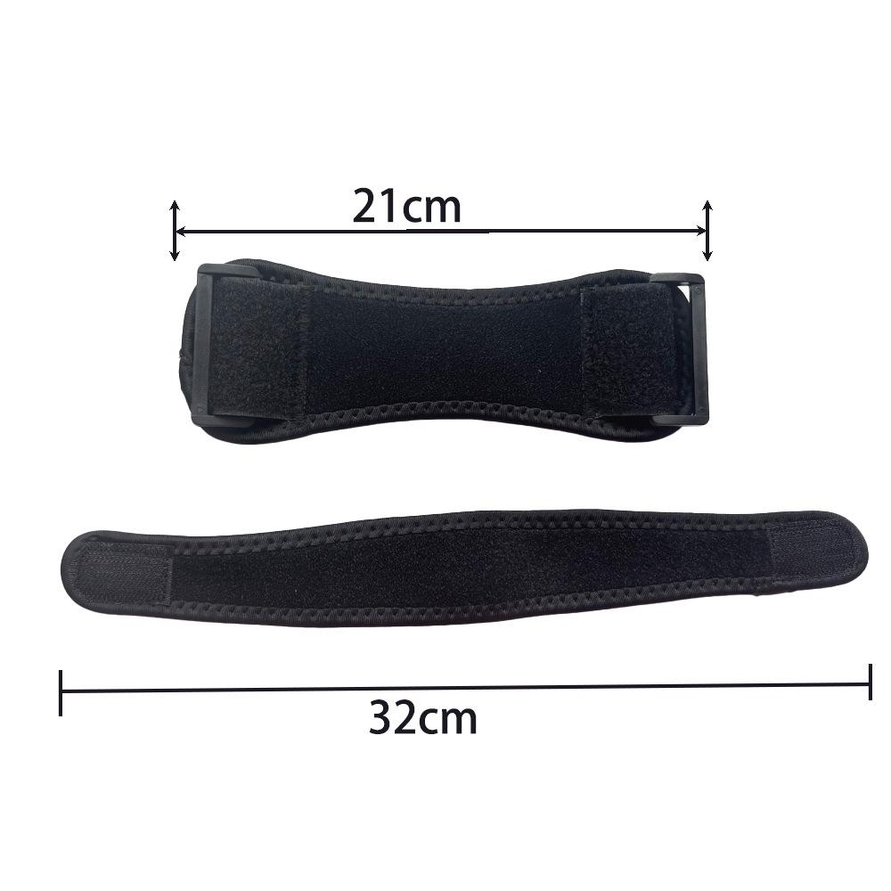 

Adjustable Compression Knee Straps for Outdoor Sports - Shock Absorbing Patellar Support for Cycling, Mountaineering, and Running One Patellar Strap чёрный
