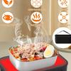 Forno portatile Lunch Box riscaldatore per alimenti 12V 24V 110V Mini forno portatile Lunch Box riscaldato per auto/camion/lavoro/viaggio/casa Riscaldamento