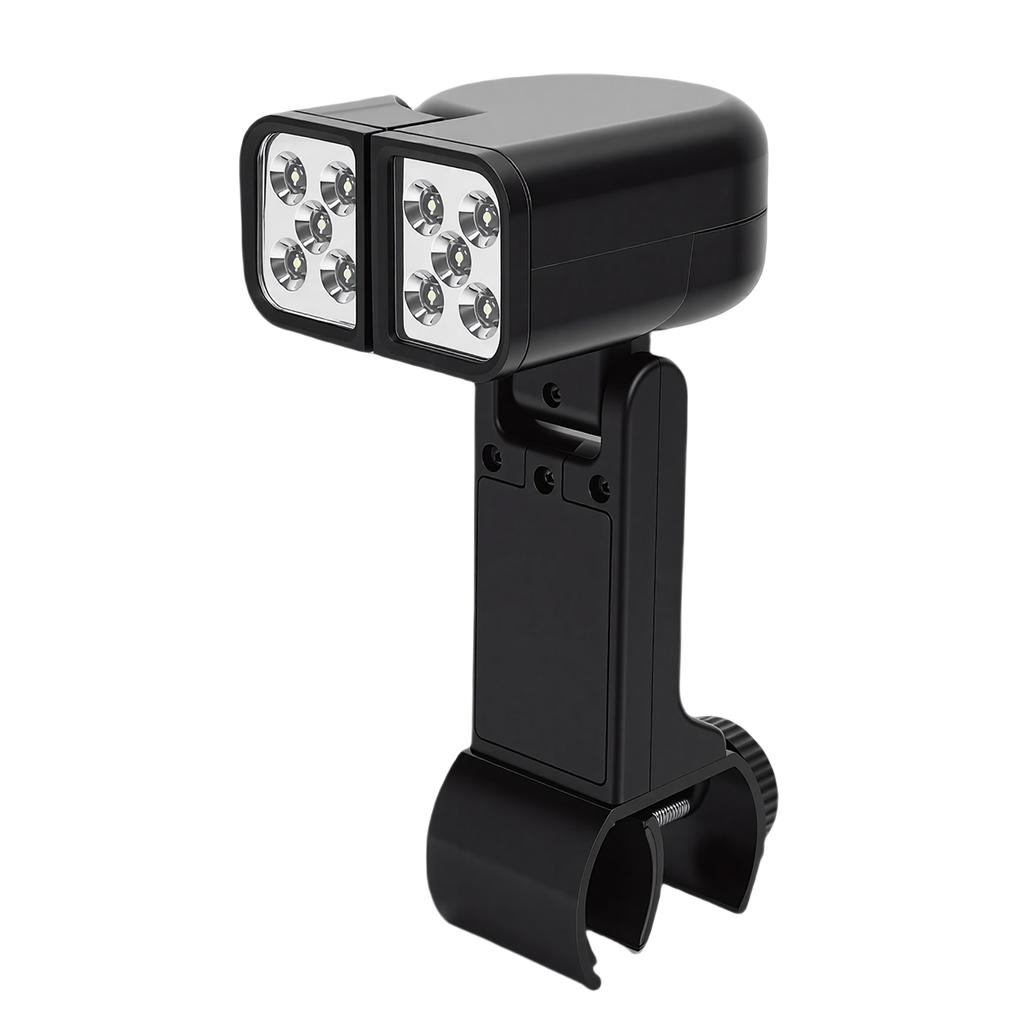 BBQ Grilling Light 360 Degree Rotatable Clip On Barbecue Grill Light with Touch Switch 10PCS F5 Light Chips Aluminum