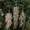Handmade Glitter Branches Christmas Tree Pendant DIY Realistic Christmas Cypress Leaf Christmas Ornament New Year Decor