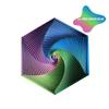 3D-gedrucktes fraktales Fidget-Hexagon 7 cm Tragbares Spielzeug Sensorisches Anti-Stress-Spielzeug Schreibtischornament Kinderspielzeug Visuelles Überraschungsspielzeug Spiel