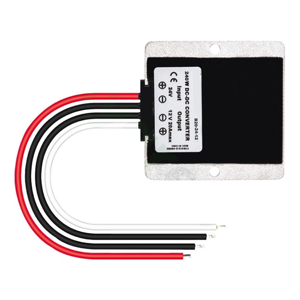 1pc DC Power Converter 240W Power Conversion 24V To 12V DC-DC Step-down Converter For Electrical Systems Accessories