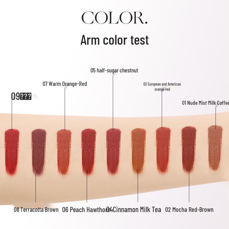 LIZ Velvet Air Lip Glaze: Matte Soft Mist Lip Mud for Vibrant Color