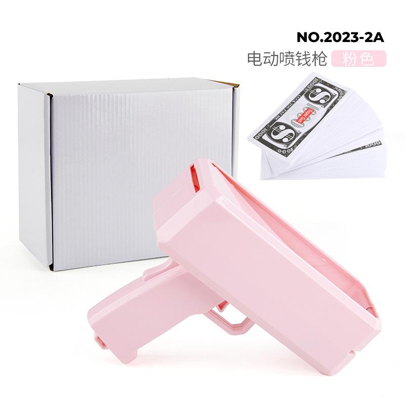 Original Factory Supply New Strange Money Spray Gun Toys, Us Dollars Spray Money Glossy Party Game Wedding Money Spray Machine