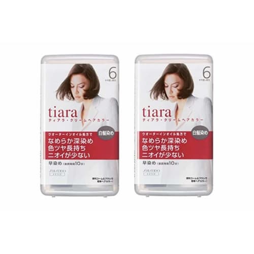 

Tiara Cream Hair Color 6 Slightly Dark Chestnut Color Set of 2