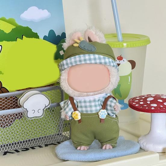 

Doll Clothes for 17cm Dolls Easy to Wear Perfect Fit Doll Dress Soft Fabric Doll Outfit Quick Change Outfit C