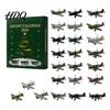 Theme Hanging Ornaments Christmas Advent Calendar 2026 24 Days Countdown with Acrylic Day Gift Box Ornaments Collectible Gifts for Holiday