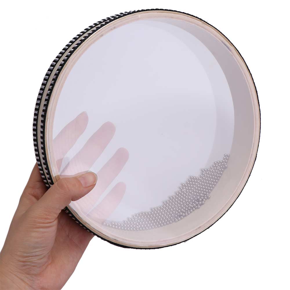 Folk Songs Ocean Drum Double Sided Hand Drum Musical Instrument Wave Drum Sleep Aid