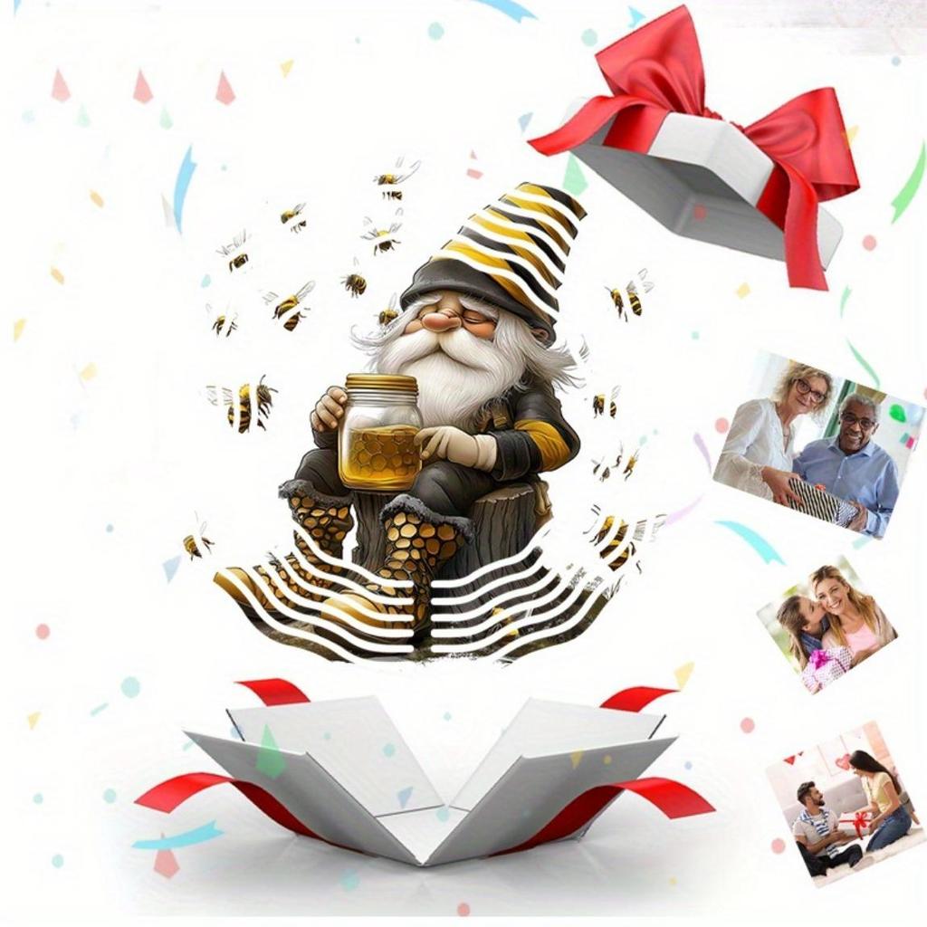 Metall Wichtel und Biene Mandala Windspiel für Outdoor Garten Terrasse Veranda Deko Kein Strom benötigt Einfach zu installieren Langlebiges Geschenk