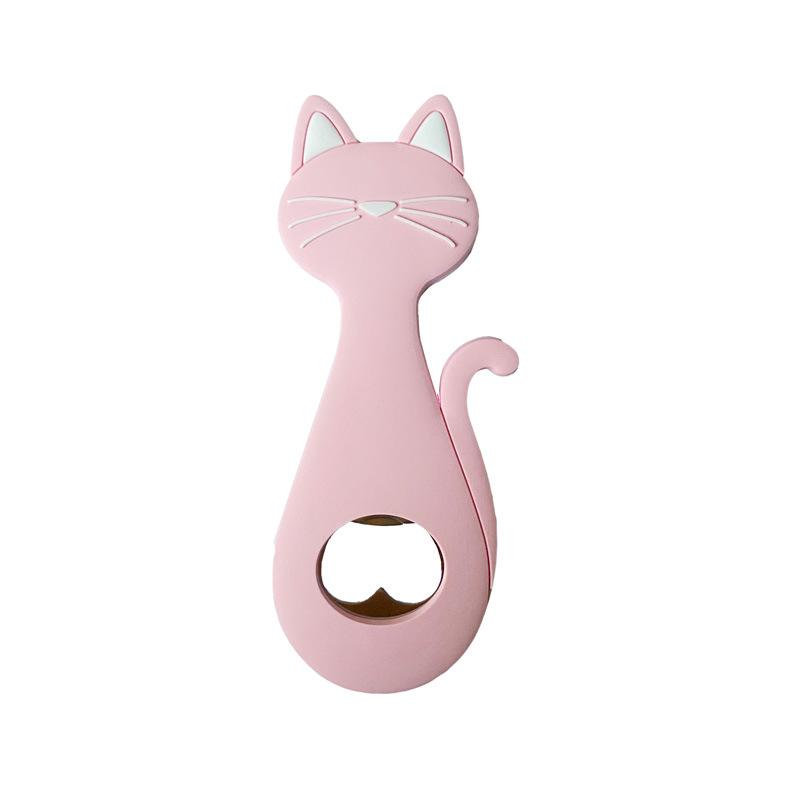 1Pc bottle opener, cartoon beer bottle opener, cat-shaped refrigerator decoration, refrigerator sticker, beer bottle opener.