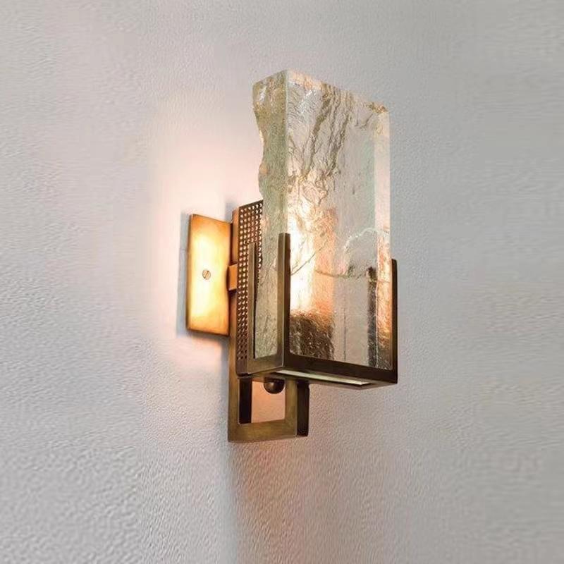 Maramo - Wall lamp 30 cm, 1xE14 Gold, Metal + Glass