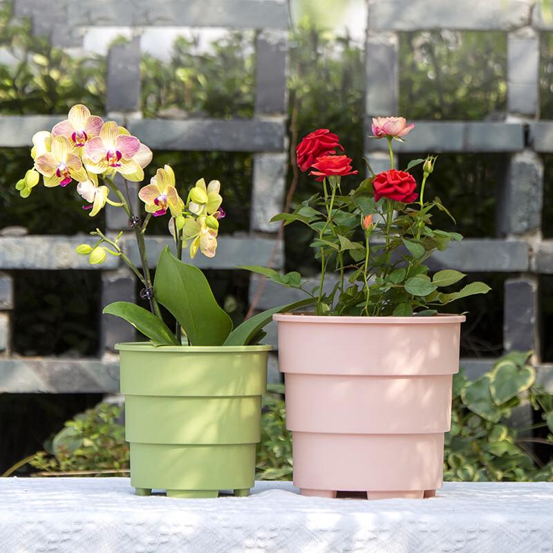 Verdickter Wurzelkontroll-Harz-Blumentopf (2er-Pack)