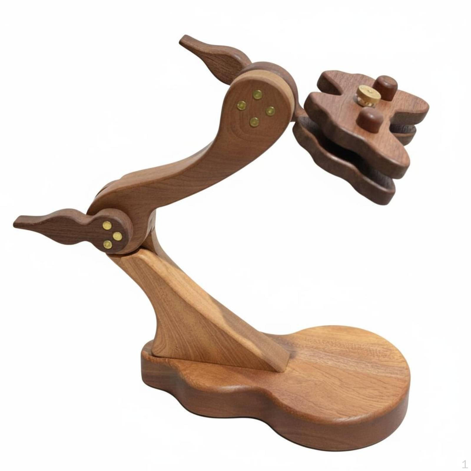 Desktop Embroidery Hoop Stand Stable Base Solid Wood Rack Easy Assembly Hands Cross