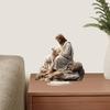 Acrylic Jesus Lamb Christmas Tabletop Sign Modern Religious Nativity Room Decoration Ornament for Holiday Season