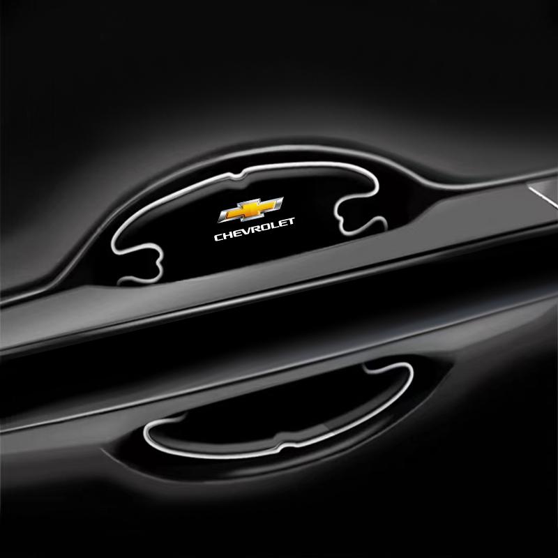 4PCS Transparent Car Door Anti-collision Protector Bumper Strip Sticker For Chevrolet Cruze Sail Onix Corsa Aveo Captiva Sonic Spark S10 Tracker