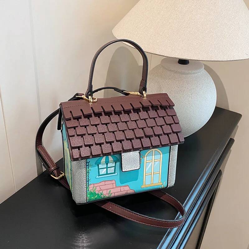 Women's shoulder bag funny handbag Forest Baroque style single crossbody bag