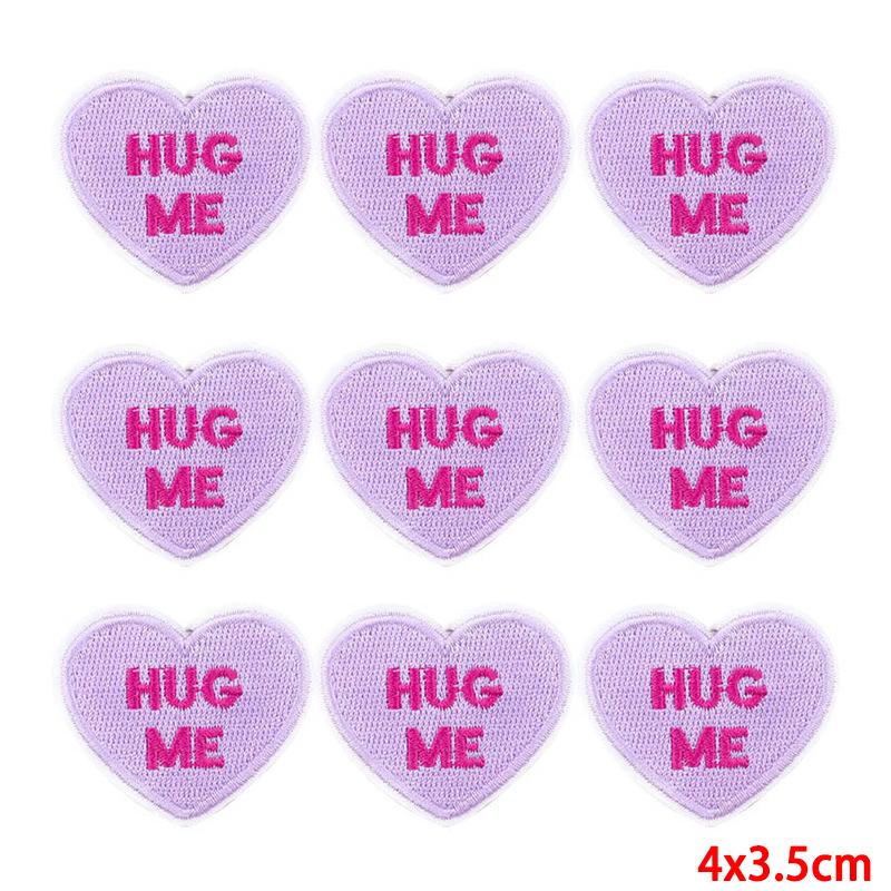 10 Pcs/lot Wholesale Embroidery Patch Iron On Patches For Clothing Patches On Clothes Jackets Decor Applique Sew Supplies