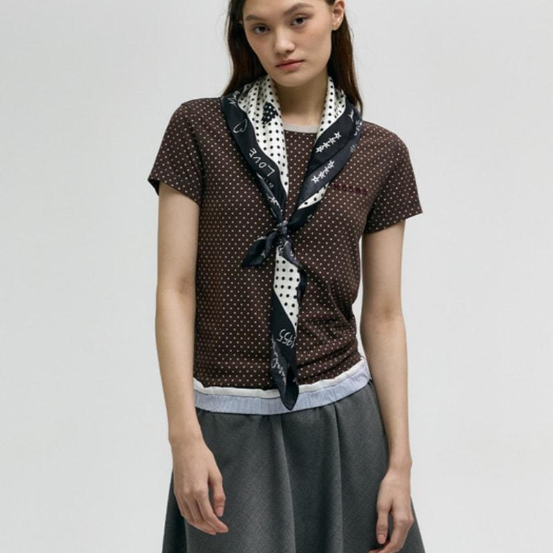 MARGESHERWOOD MARGE SKETCH SCARF_black/ivory