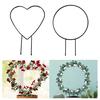 Plant Circle Trellis Climbing Plants Coated Wire Trellis Planter Insert Heart Shape Trellis Small Plant Support Stakes for Flowers Houseplants Garden