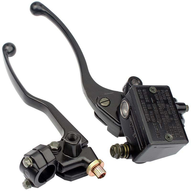 FOR CBT HONDA TRX 200/2 50/300/400/450/700 Front Brake Caliper Left Clutch Lever Pair 7/8" Handlebar Master Cylinder Hydraulic