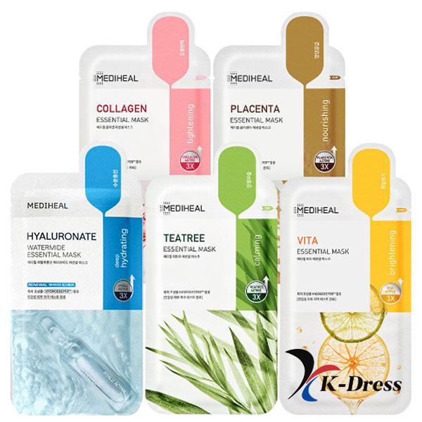 

Mediheal Essential Mask Pack, 10 шт. (1 КОРОБКА) 6 типов TEATREE 10 Sheet