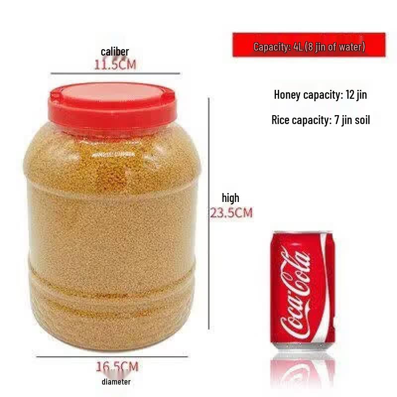 Food Grade Plastic Airtight Storage Jar