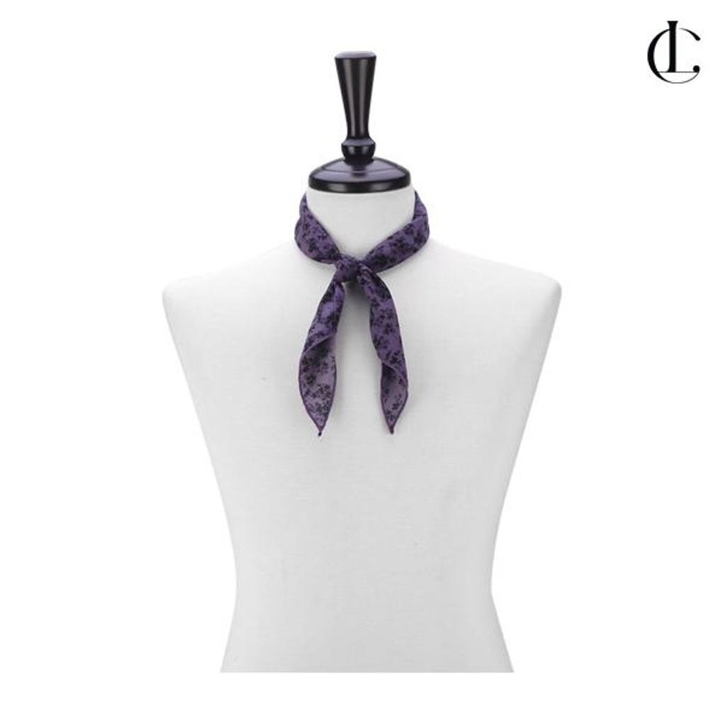 Elkate Women s Petite Scarf LNM200 Triangle Flower Muffler