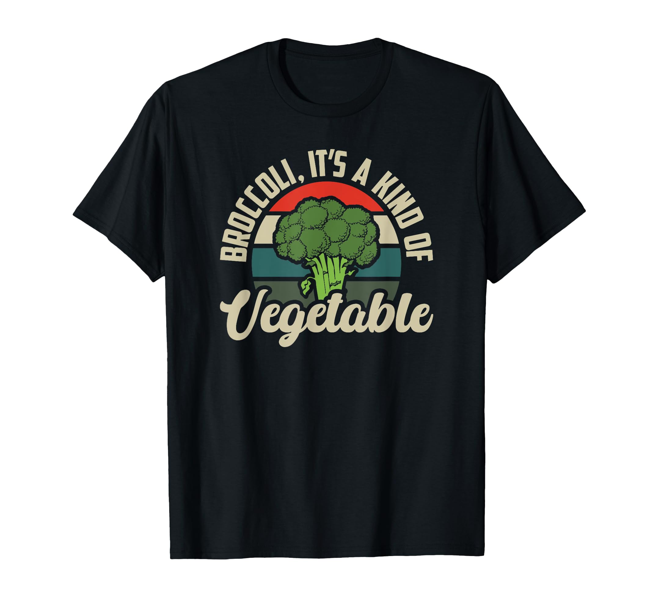 

Broccoli Vegetable Retro Vintage Sunset Broccoli Lover Hate T-shirt