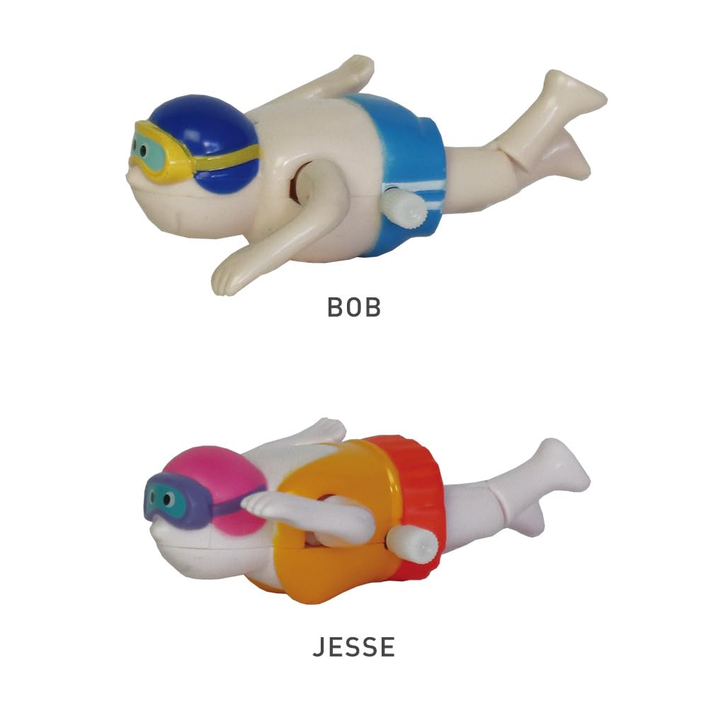 SUISUI SWIMMER Toy for and Swimming Wind-up Pool, Bath, (JESSE) #25341