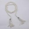 Charm Pearl Beaded Necklace Exaggerate Multilayer Necklace Fashion Sweater Chain  Girls
