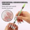 Doppelköpfe Acryl Punktierstift Wachsstift Nagelbürste Strasssteine Kristall Aufheben Nagelnieten Punktierer DIY Punktbohrer Nagelwerkzeuge
