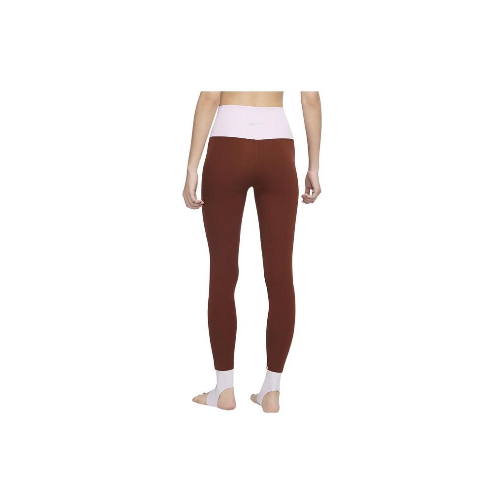 Nike 7/8 High Waist Color Block Leggings Women Leggings Red DM6997-217